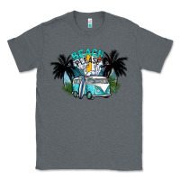 Charcoal Heather beach please Classic Tee - SublimationCraftShop