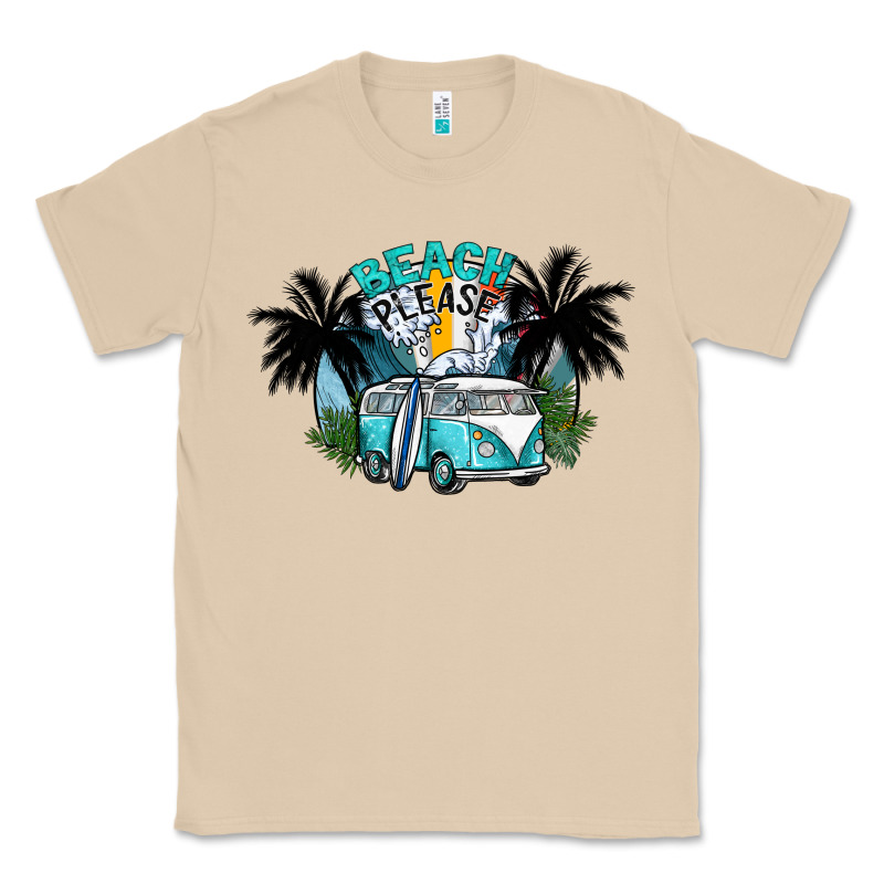Beach Please Classic Tee by SublimationCraftShop | Teevron