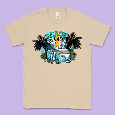 Beach Please Classic Tee Designed By Sublimationcraftshop