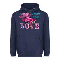 Navy loads of love wıth truck Heavyweight Hoodie - AdoDesignShop