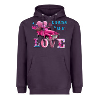 Plum loads of love wıth truck Heavyweight Hoodie - AdoDesignShop