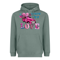Sage loads of love wıth truck Heavyweight Hoodie - AdoDesignShop