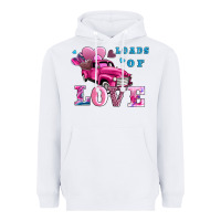White loads of love wıth truck Heavyweight Hoodie - AdoDesignShop