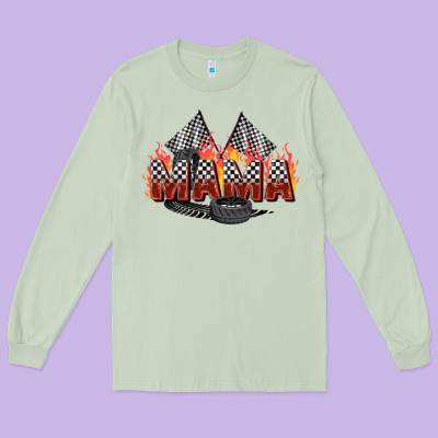 Race Mama Long Sleeve Tee Designed By Zillion Design Studio