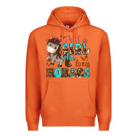 Carrot just a girl who loves horses Premium Hoodie - NancyCooperArtShop
