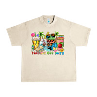 Sandshell teacher off duty coffee cups Urban Heavy Tee - Zillion Design Studio