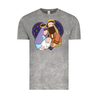 Cloud Rock holy night jesus birth Vintage Tee - Zillion Design Studio