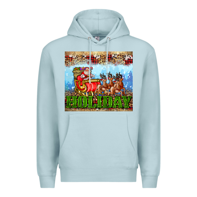 Holiday And Santa. Claus Premium Hoodie by AdoDesignShop | Teevron