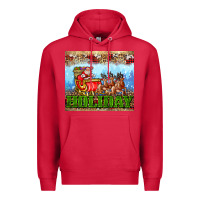 Cardinal holiday and santa. claus Premium Hoodie - AdoDesignShop