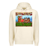 Tofu holiday and santa. claus Premium Hoodie - AdoDesignShop