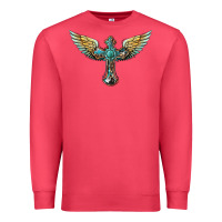 Cardinal western cross wings Premium Sweatshirt - BarkalooDesign