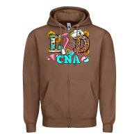 Chestnut labor and delivery cna Zipper Hoodie - JahusDesignShop