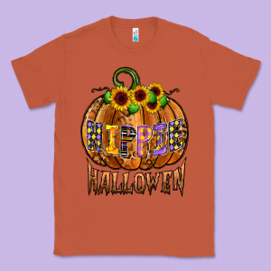 Hippie Halloween Classic Tee Designed By Cowhidedigitalart