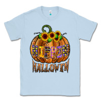 Dusty Blue hippie halloween Classic Tee - CowhideDigitalArt