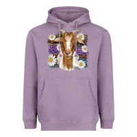 Lavender easter goat daisys leopard wooden Heavyweight Hoodie - Artiststas
