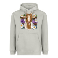 Moon Dust easter goat daisys leopard wooden Heavyweight Hoodie - Artiststas