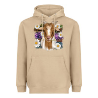 Mushroom easter goat daisys leopard wooden Heavyweight Hoodie - Artiststas