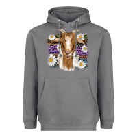 Storm easter goat daisys leopard wooden Heavyweight Hoodie - Artiststas
