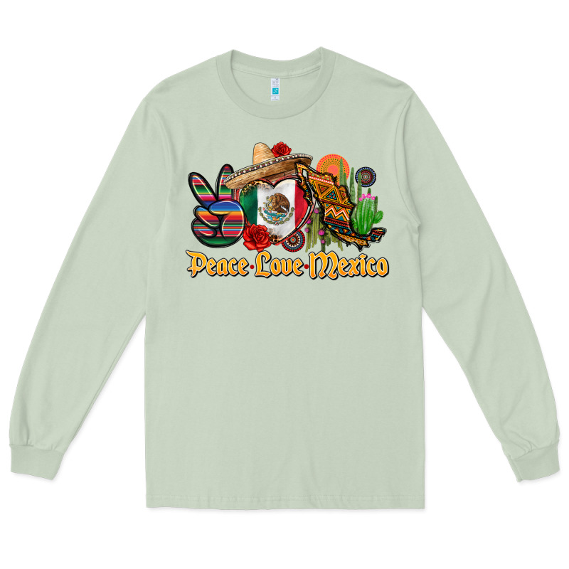Peace Love Mexico Long Sleeve Tee by CTS Tumbler Store | Teevron