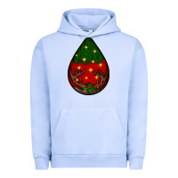 Pigment Grape Ice Christmas  teardrop Urban Hoodie - BundleAndBundleShop