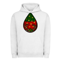 Pigment Lunar Rock Christmas  teardrop Urban Hoodie - BundleAndBundleShop