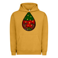 Pigment Peanut Butter Christmas  teardrop Urban Hoodie - BundleAndBundleShop