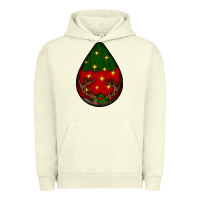 Pigment Pistachio Christmas  teardrop Urban Hoodie - BundleAndBundleShop