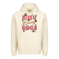 Sandshell busy raising dogs Premium Hoodie - MaliasSmallBusiness