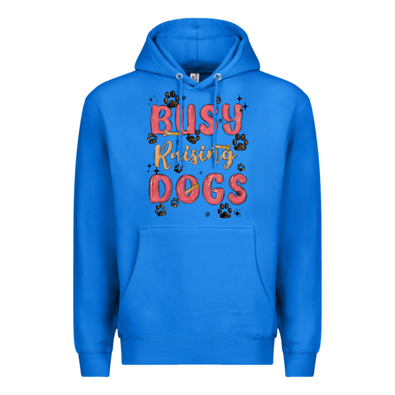 Busy Raising Dogs Premium Hoodie by MaliasSmallBusiness | Teevron