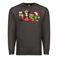 Smoke christmas baby calf coffee cups Premium Sweatshirt - Jasminsmagicworld