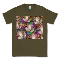 Army Green merino ram tie dye tumbler Classic Tee - BarkalooDesign