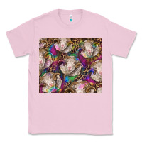 Bubblegum Pink merino ram tie dye tumbler Classic Tee - BarkalooDesign