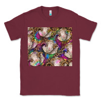 Burgundy merino ram tie dye tumbler Classic Tee - BarkalooDesign