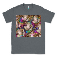 Charcoal Heather merino ram tie dye tumbler Classic Tee - BarkalooDesign