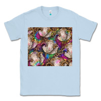 Dusty Blue merino ram tie dye tumbler Classic Tee - BarkalooDesign