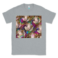 Heather Grey merino ram tie dye tumbler Classic Tee - BarkalooDesign