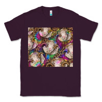 Plum merino ram tie dye tumbler Classic Tee - BarkalooDesign