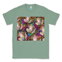 Sage merino ram tie dye tumbler Classic Tee - BarkalooDesign