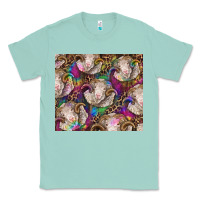 Seafoam merino ram tie dye tumbler Classic Tee - BarkalooDesign