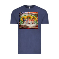 Vintage Denim patriotic mimi tumbler Vintage Tee - BarkalooDesign