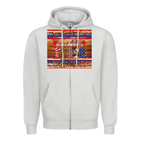 Dove Grey 4th of July sparkler tribe Zipper Hoodie - HRA Design Shop