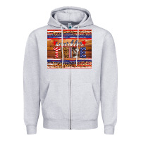 Heather Grey 4th of July sparkler tribe Zipper Hoodie - HRA Design Shop