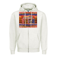Oatmeal Heather 4th of July sparkler tribe Zipper Hoodie - HRA Design Shop
