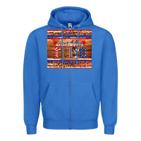 True Royal 4th of July sparkler tribe Zipper Hoodie - HRA Design Shop