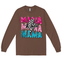 Chestnut race mama Long Sleeve Tee - Zillion Design Studio