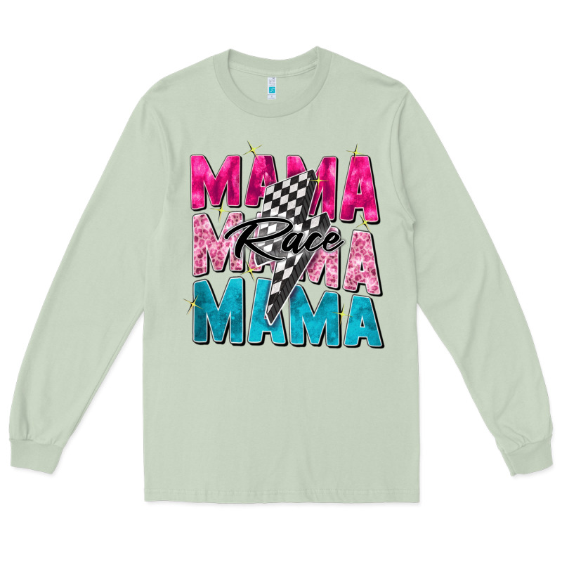 Race Mama Long Sleeve Tee by Zillion Design Studio | Teevron