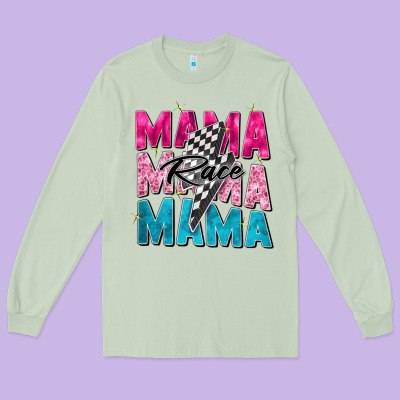 Race Mama Long Sleeve Tee Designed By Zillion Design Studio
