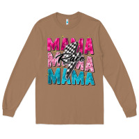 Toasted Coconut race mama Long Sleeve Tee - Zillion Design Studio