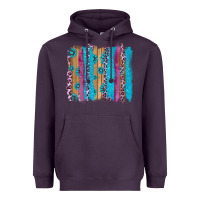 Plum gemstone and pink leopard brushstrok Heavyweight Hoodie - AdoDesignShop