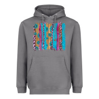 Storm gemstone and pink leopard brushstrok Heavyweight Hoodie - AdoDesignShop